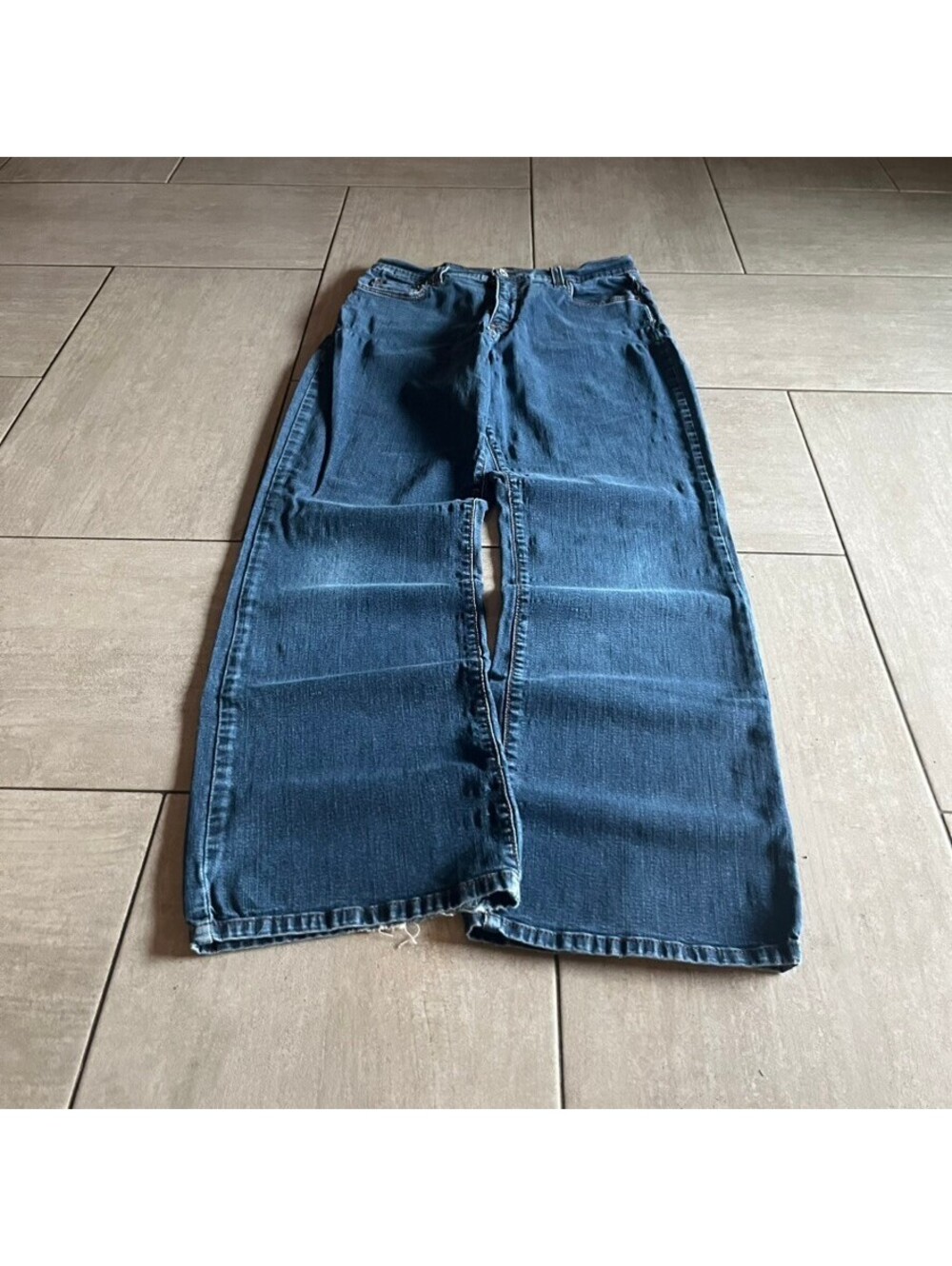 Levi's Baggy Straight Leg Denim Jeans Size Fourteen